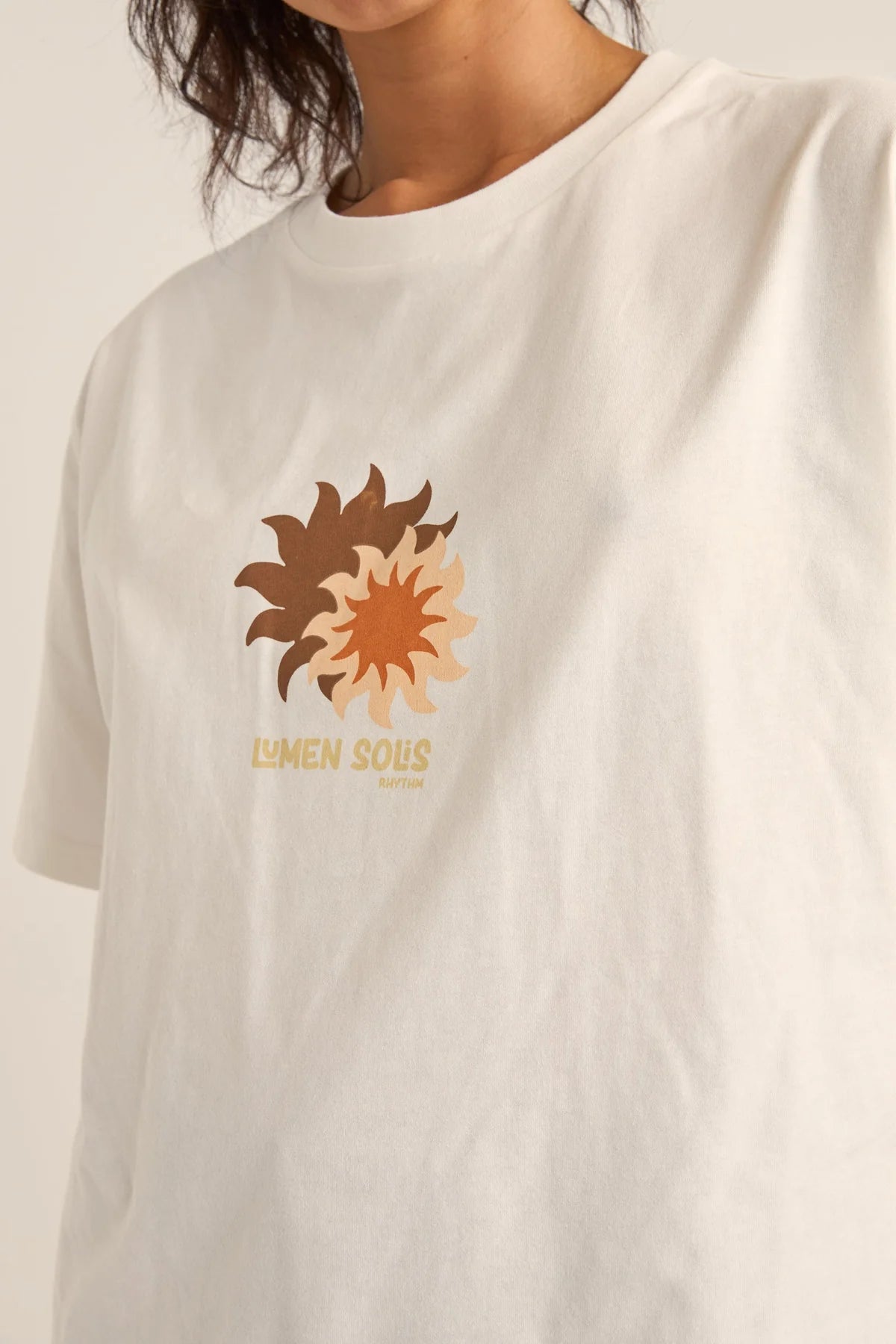 Solis Oversized T-Shirt in Vintage White