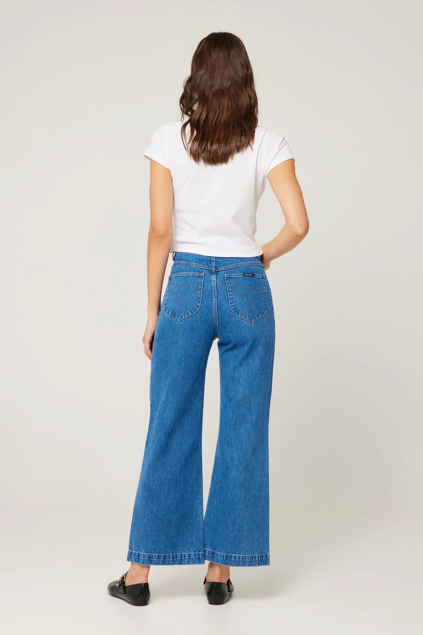 Sailor Ankle Jean in Ashley Blue