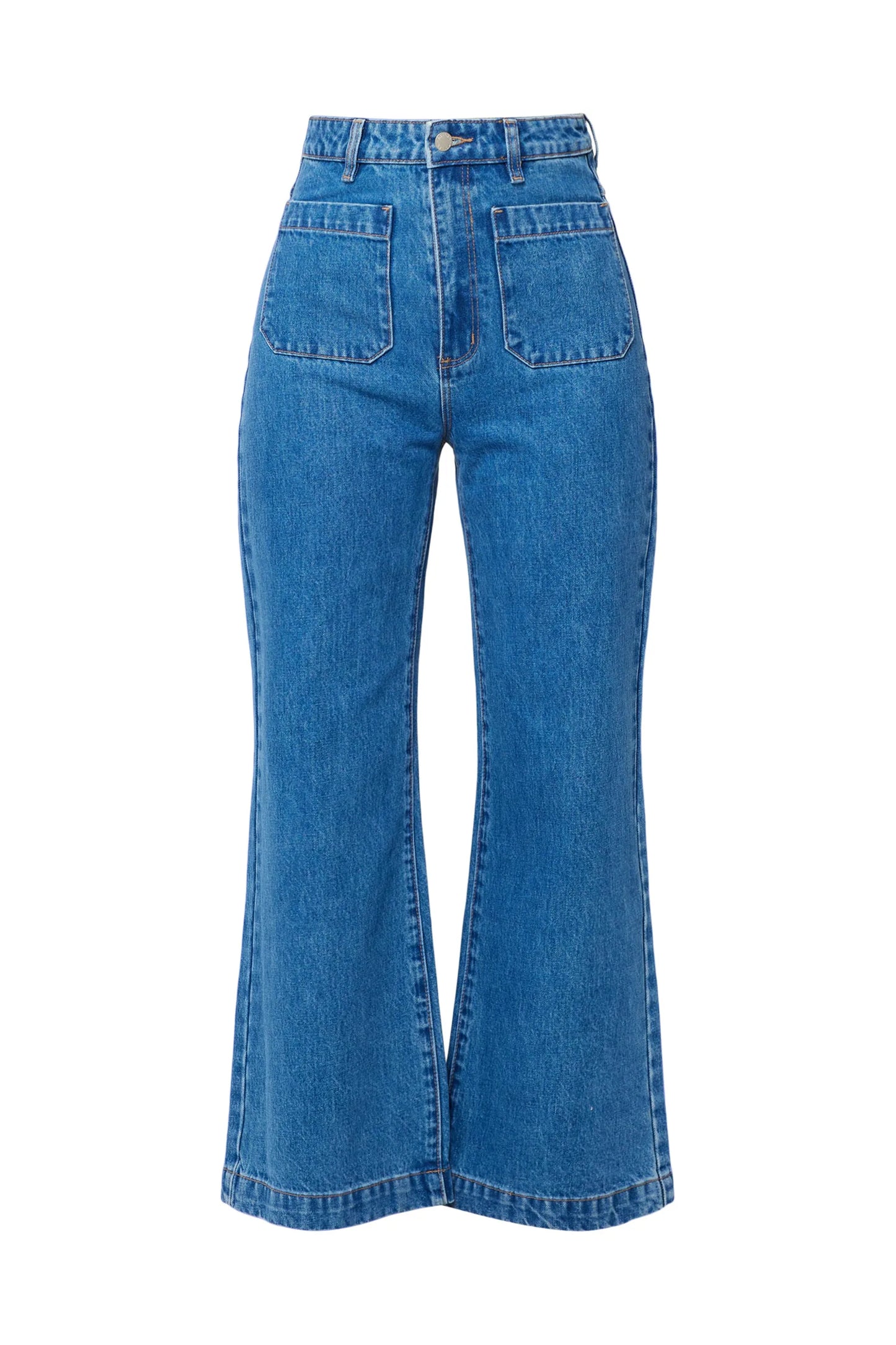 Sailor Ankle Jean in Ashley Blue