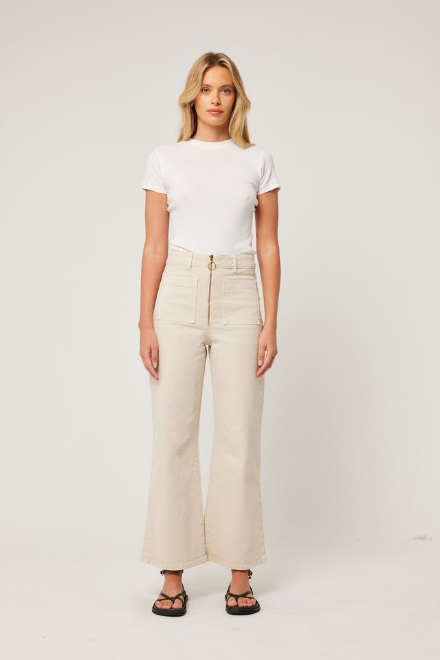 Sailor Jean in Off White
