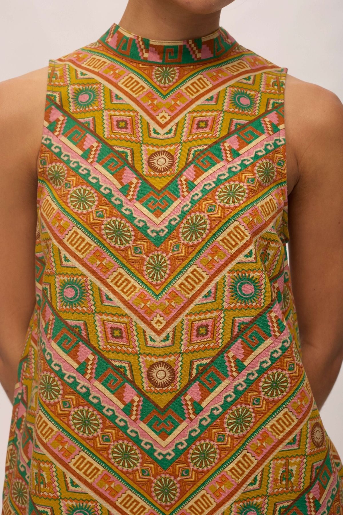 Twiggy Mini Dress in Cedar