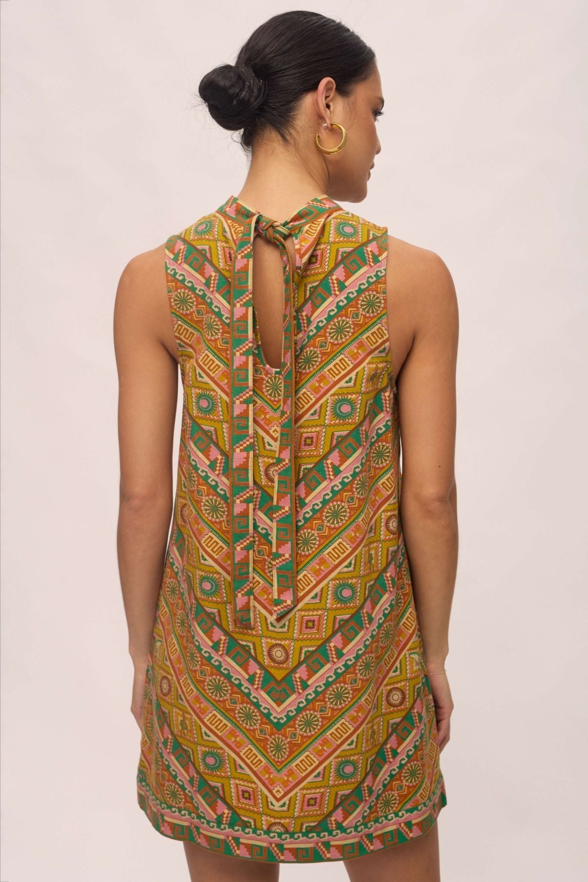 Twiggy Mini Dress in Cedar