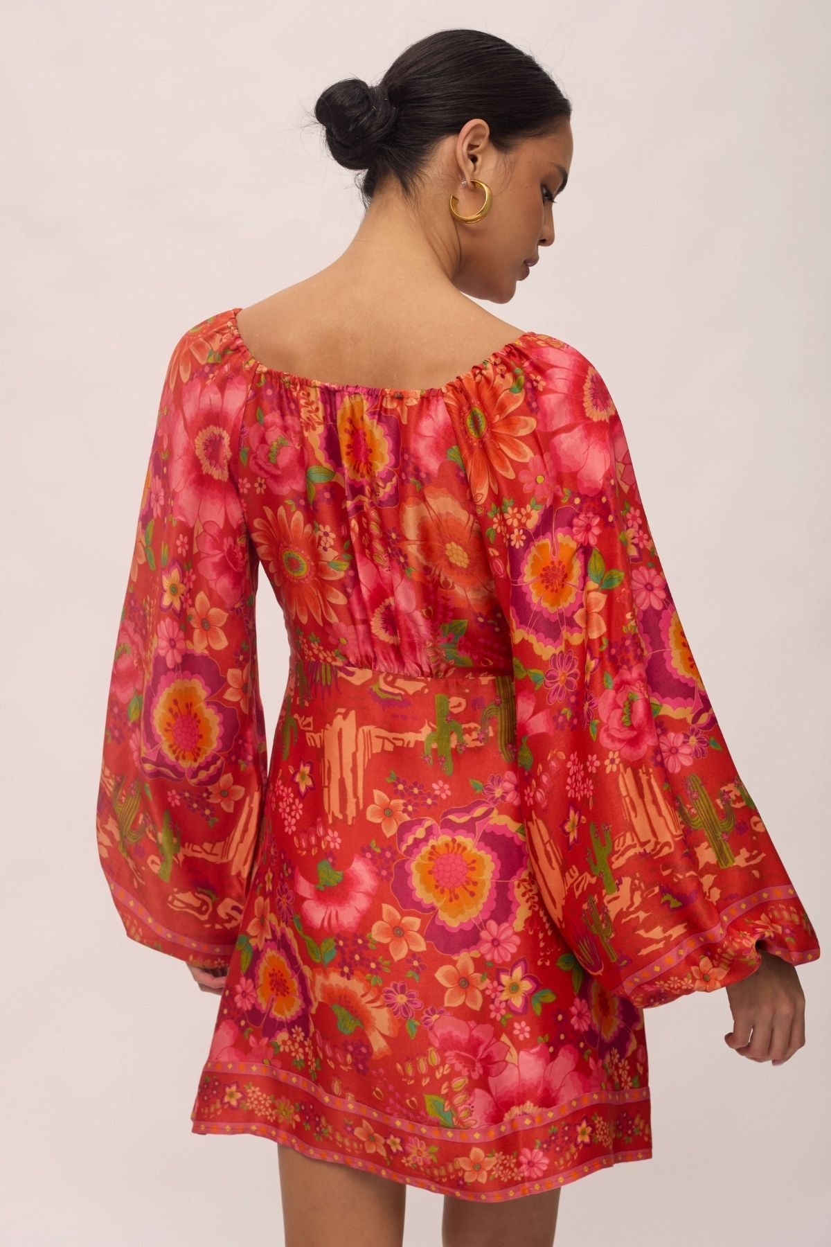 Revolver Mini Dress in Cherry