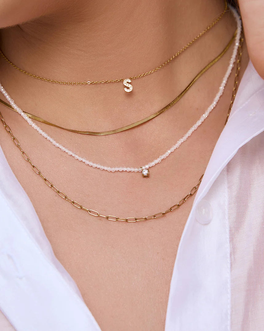 Taylor Necklace - White
