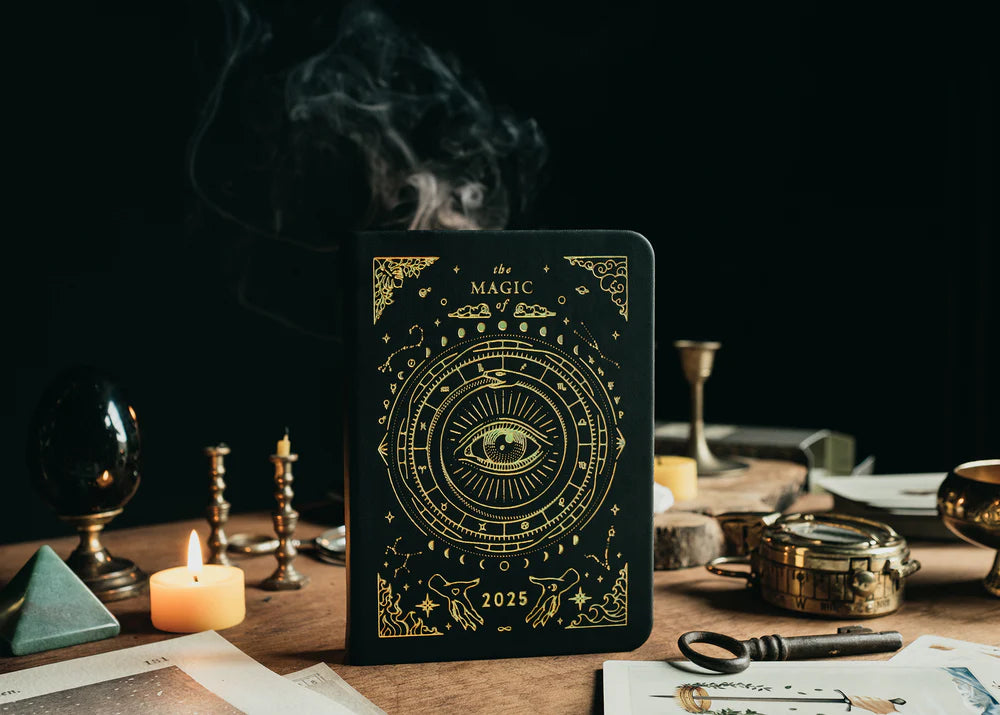 A6 Astrological Pocket Planner in Black