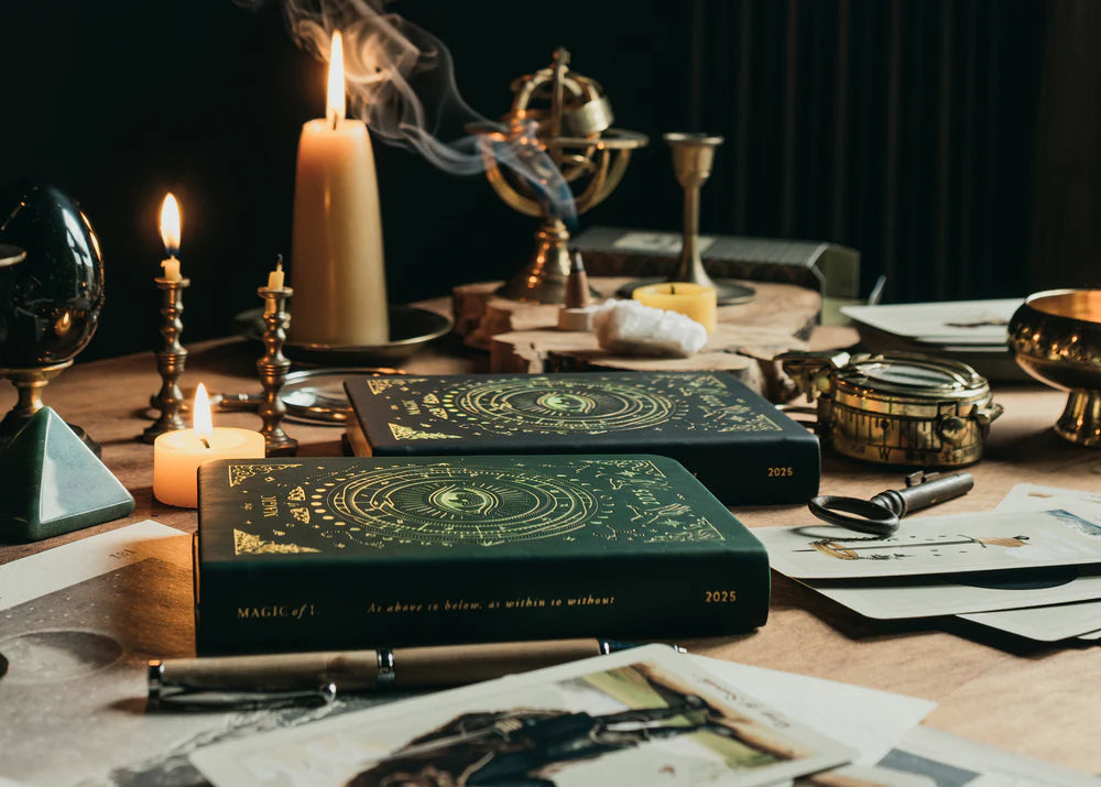 A6 Astrological Pocket Planner in Black