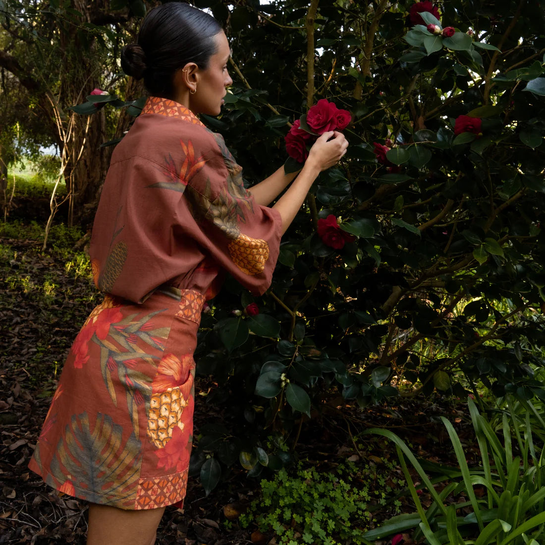 Cuban Wrap Skirt - Coffee