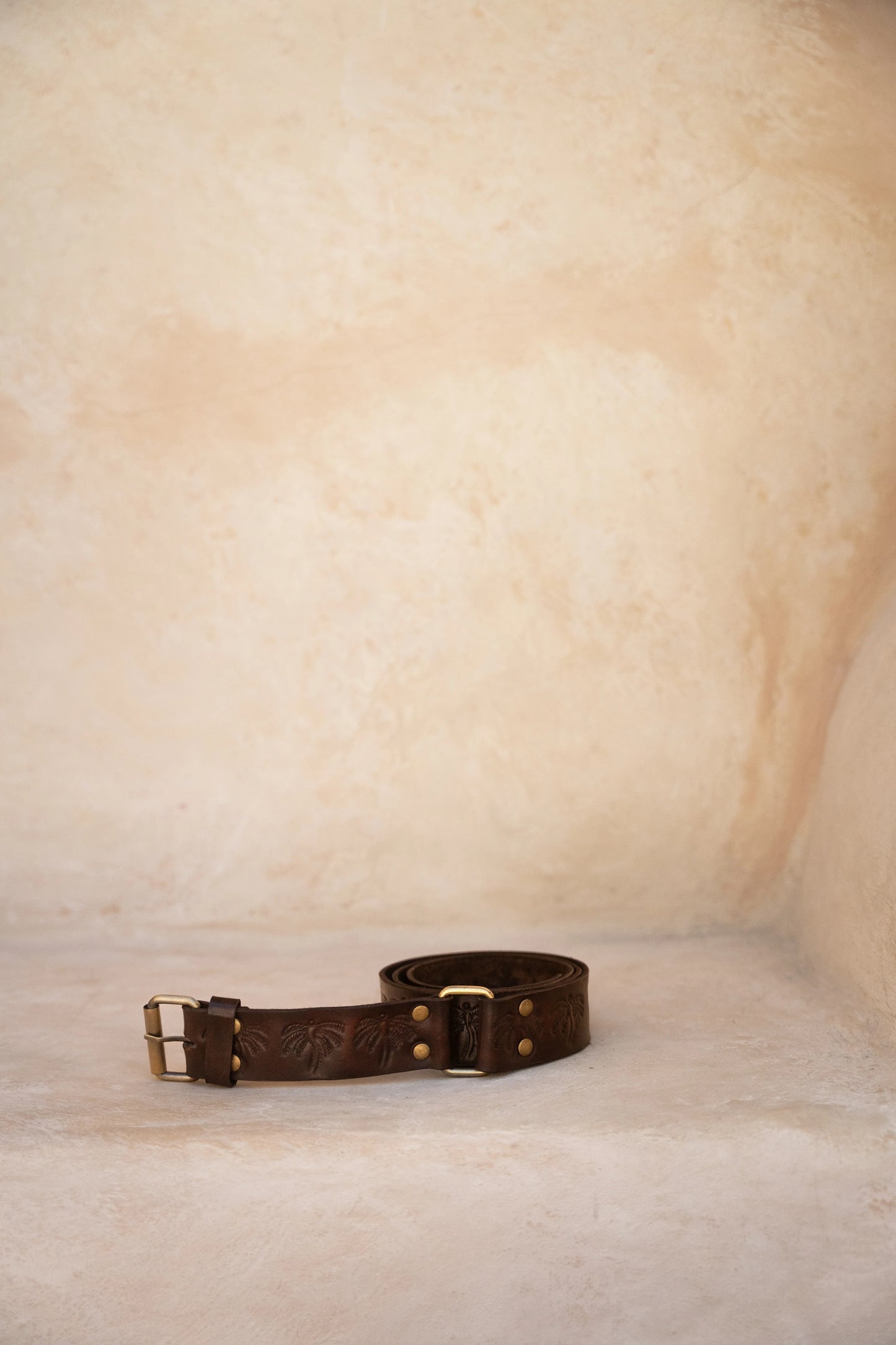 Palms Belt in Vintage Brown