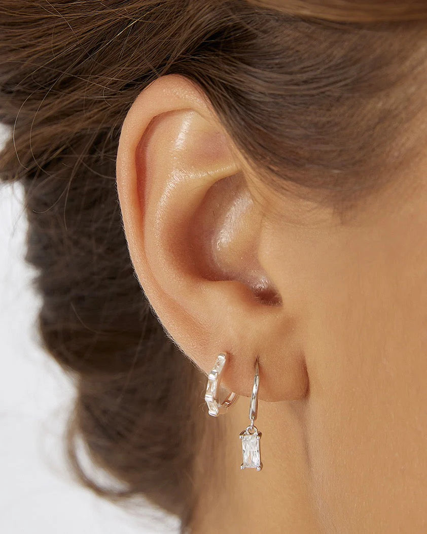 Pip Silver Charm Earrings