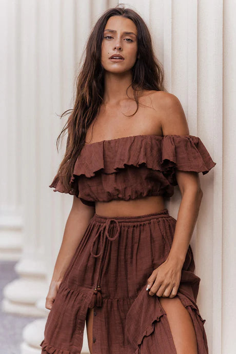 Mary Crop in Chocolate
