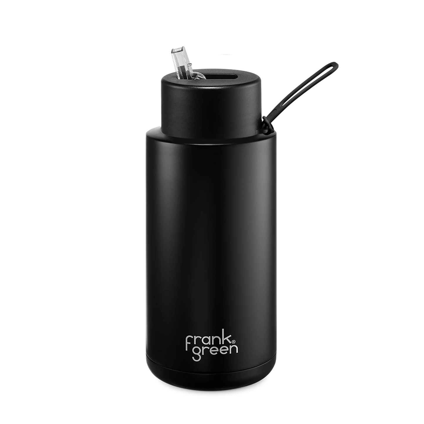 Stainless Steel Ceramic Reusable Bottle 34oz 1l Midnight