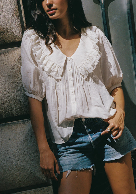 Otis Blouse in Off White