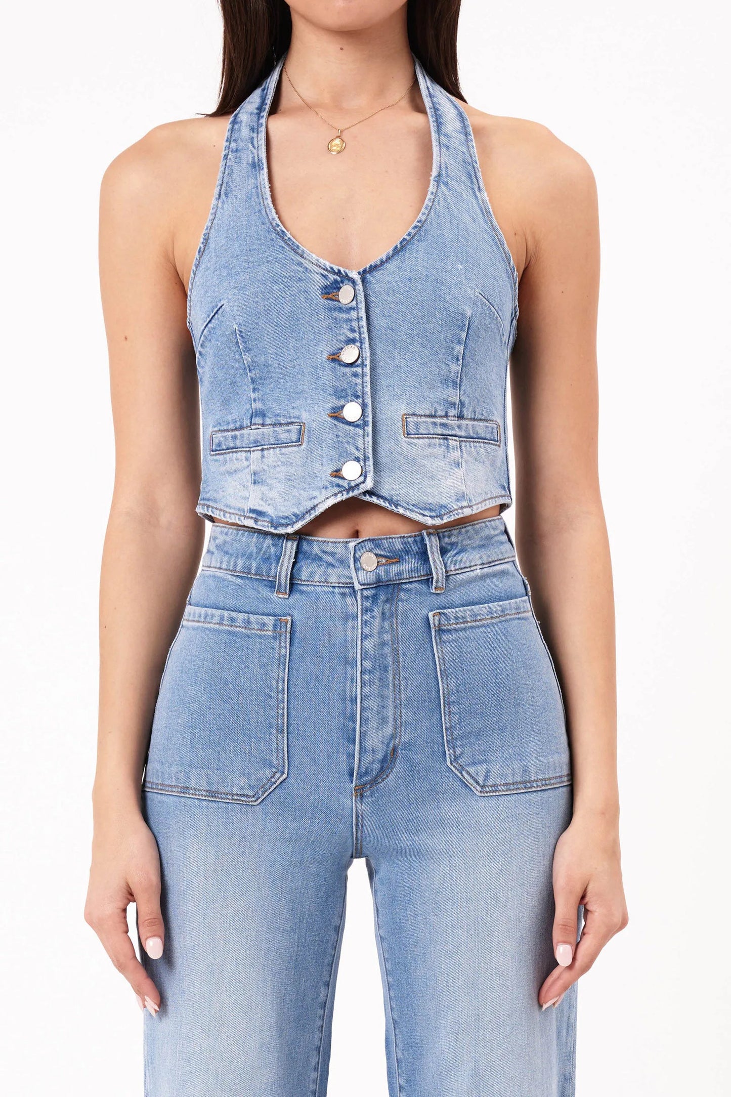 Halter Vest in Ranch