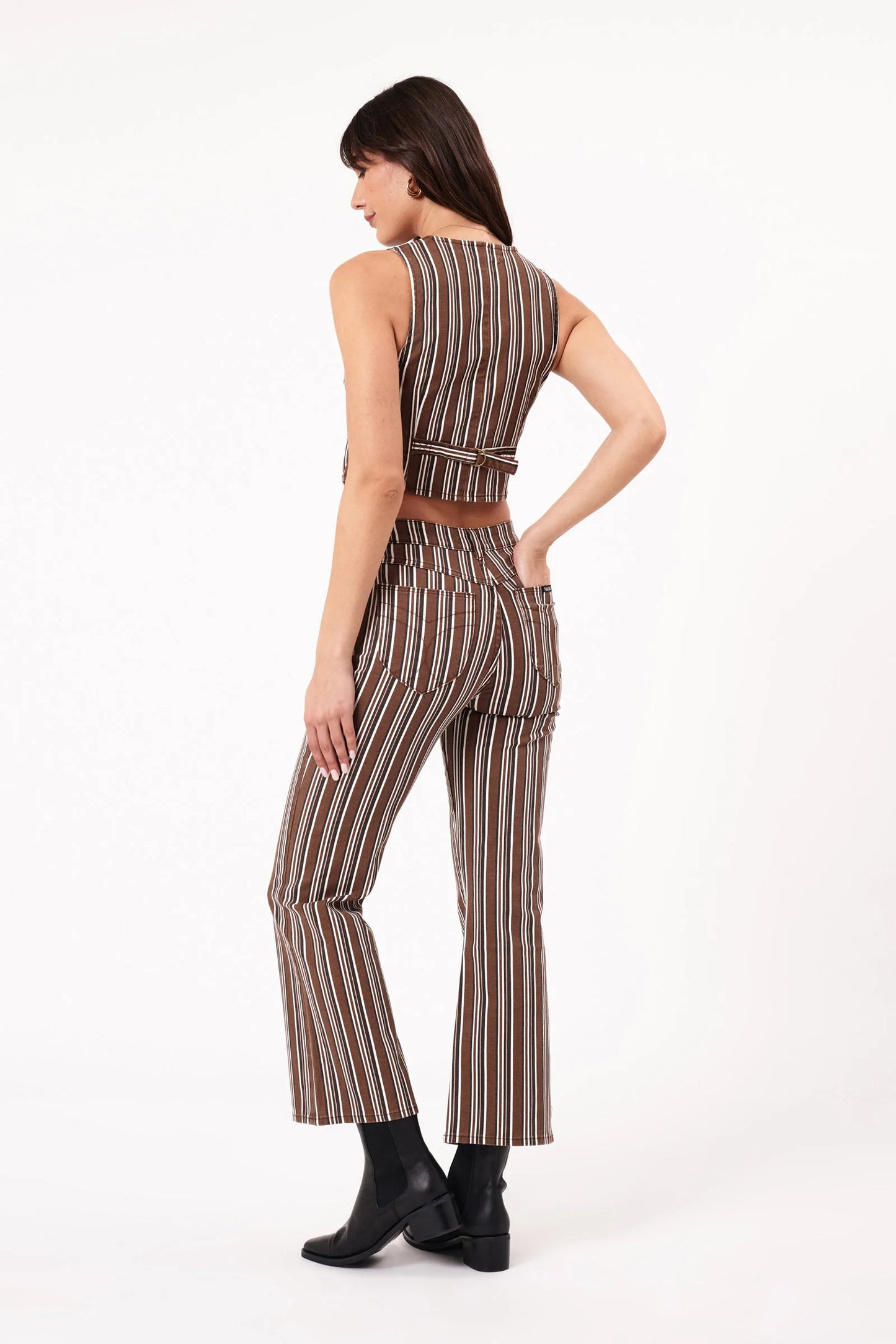 Dallas Vest in 90s Stripe