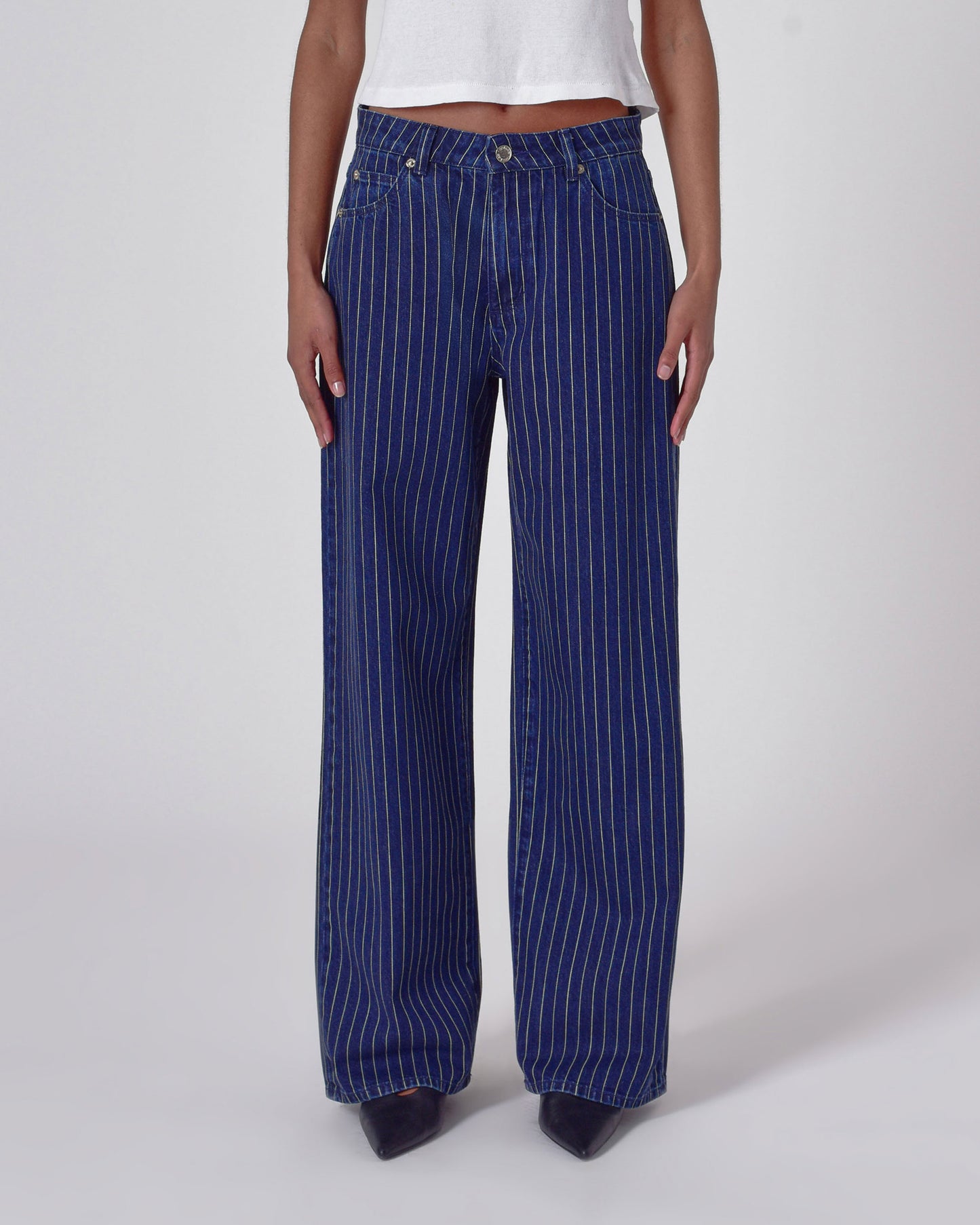Kate Baggy - Indigo Stripe