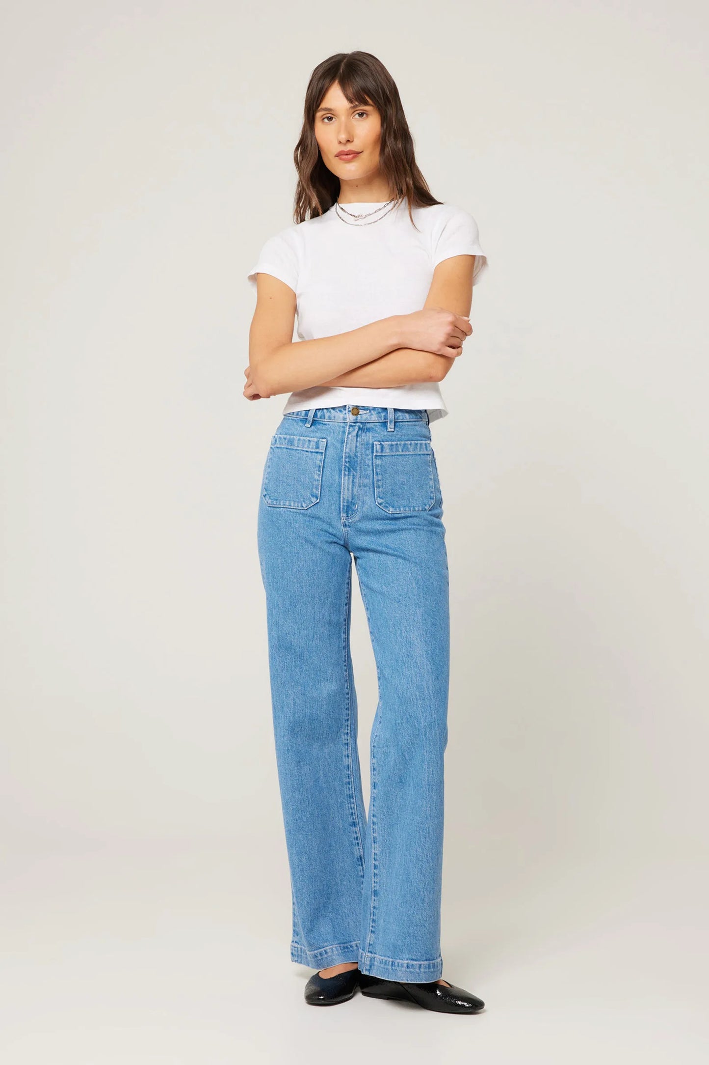 Sailor Long in Lily Mid Blue