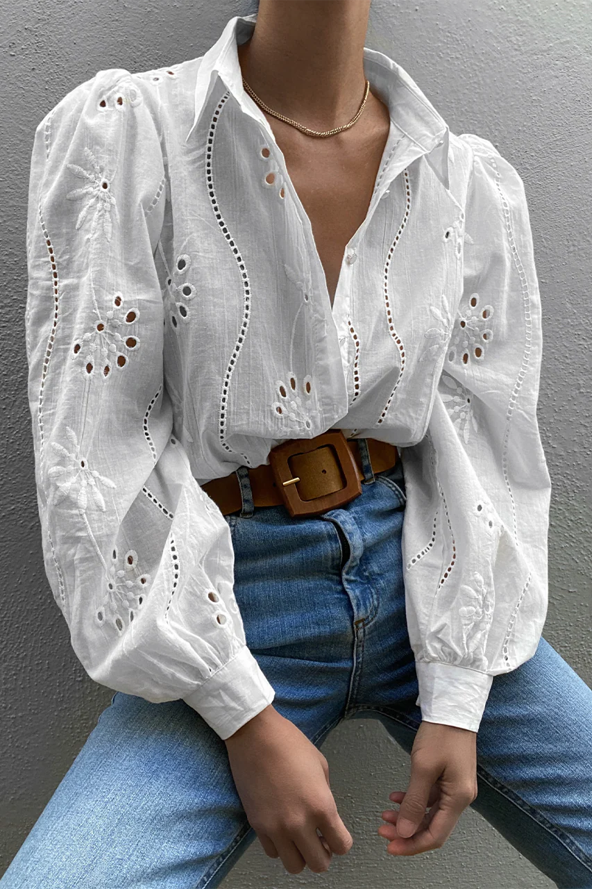 Knowles Blouse in White