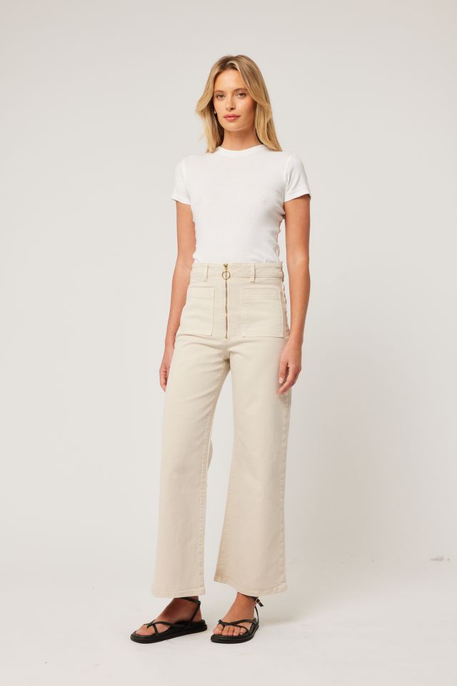 Sailor Jean in Off White