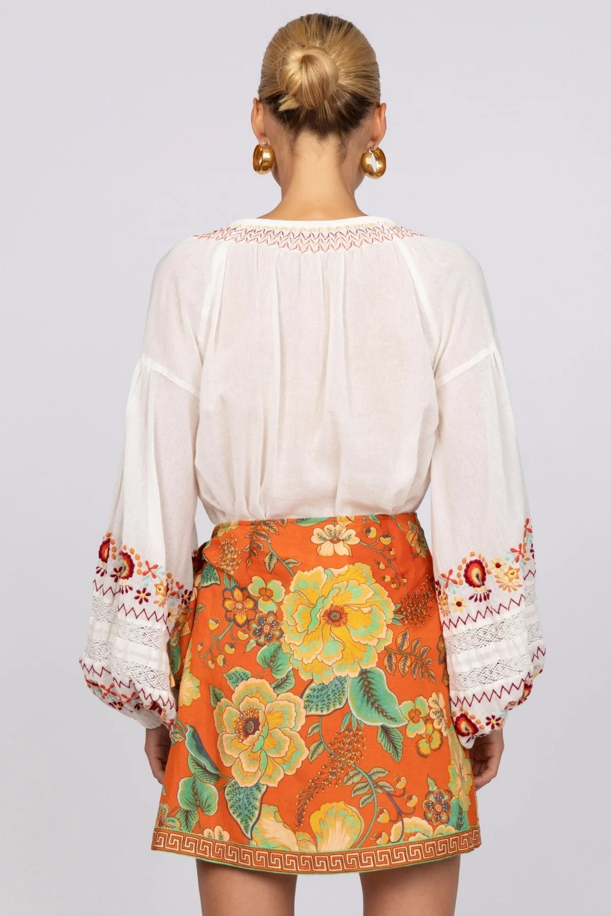 Barefoot Mini Skirt - Tango