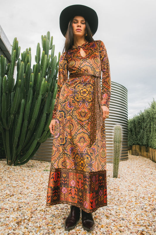 Elixir Maxi Dress in Ember