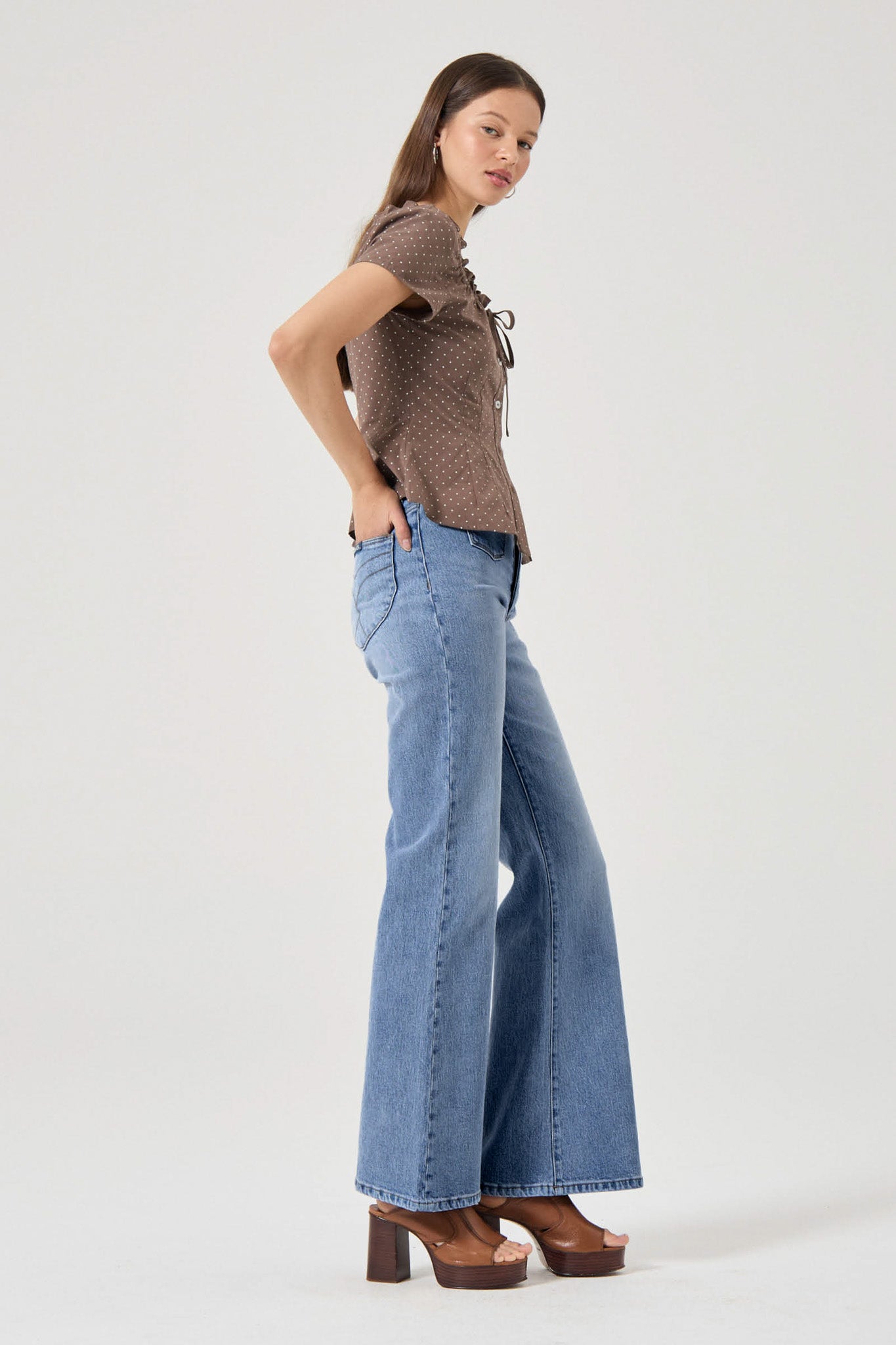 Eastcoast Flare in Dakota Blue