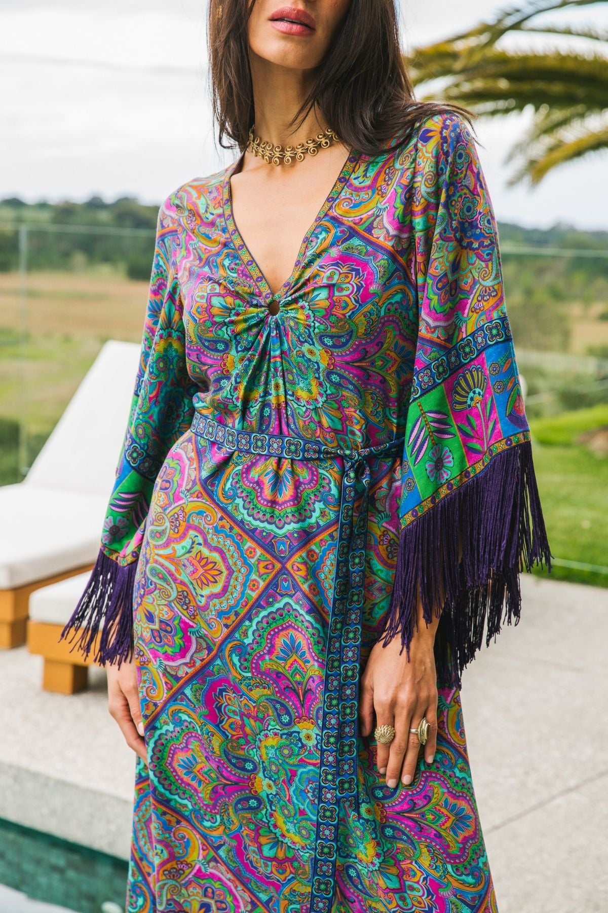 Muse Maxi Dress in Mystique