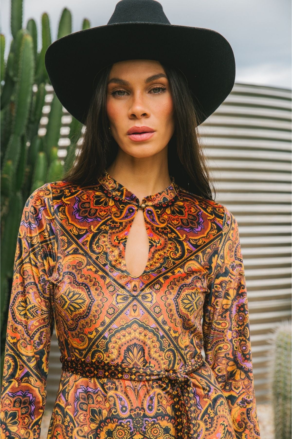 Elixir Maxi Dress in Ember