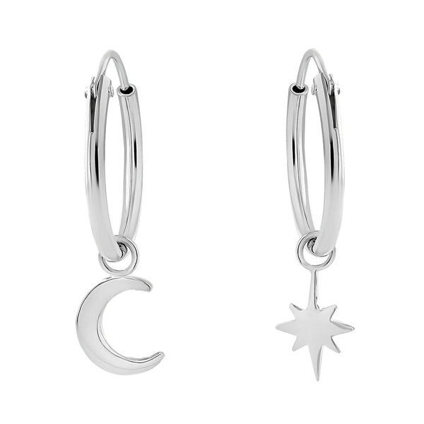 Night Sky Sleepers in Sterling Silver