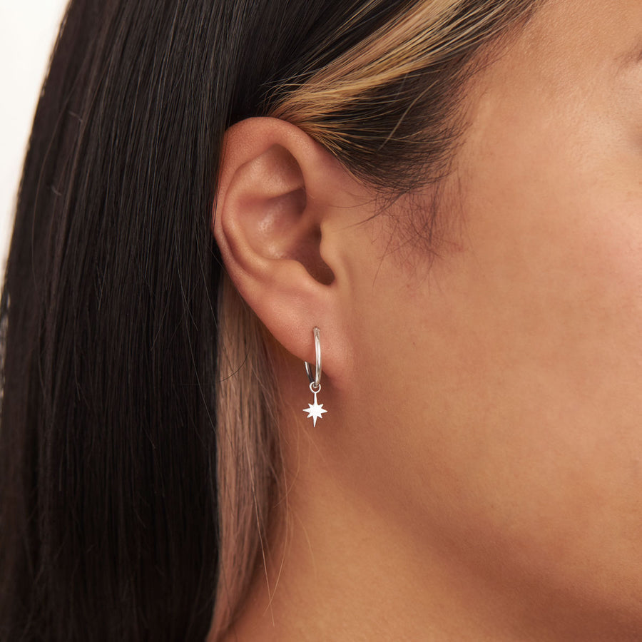 Night Sky Sleepers in Sterling Silver