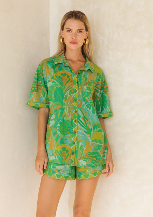 Tropic Shirt in Clover