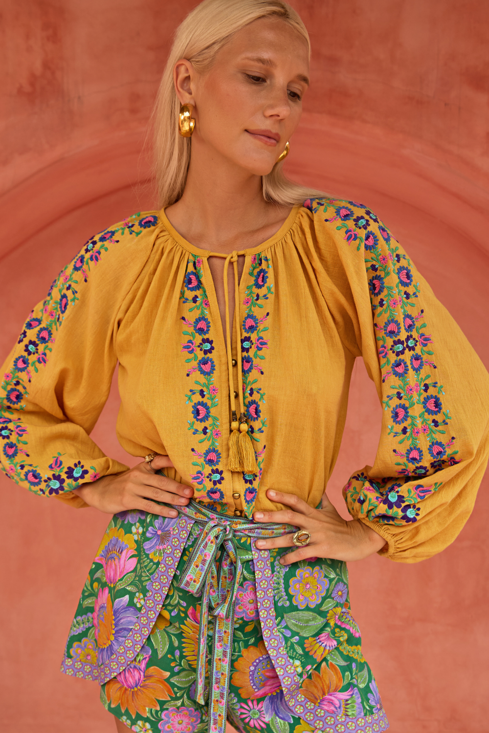Ritual Blouse in Autumn Glow