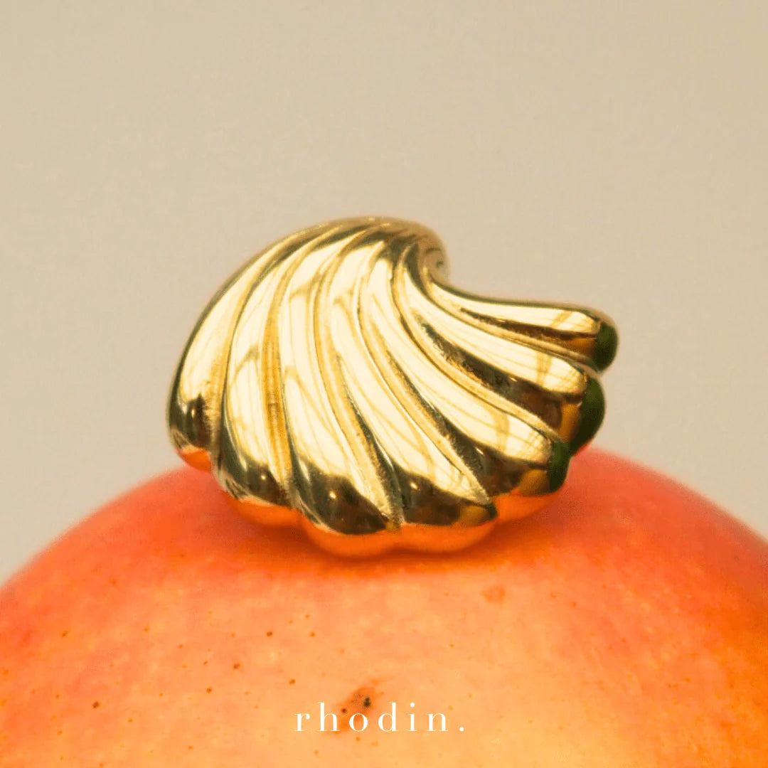 Gold Swirl Earrings