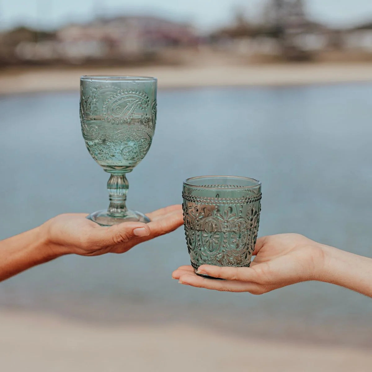Peppermint Goblet - set of 2