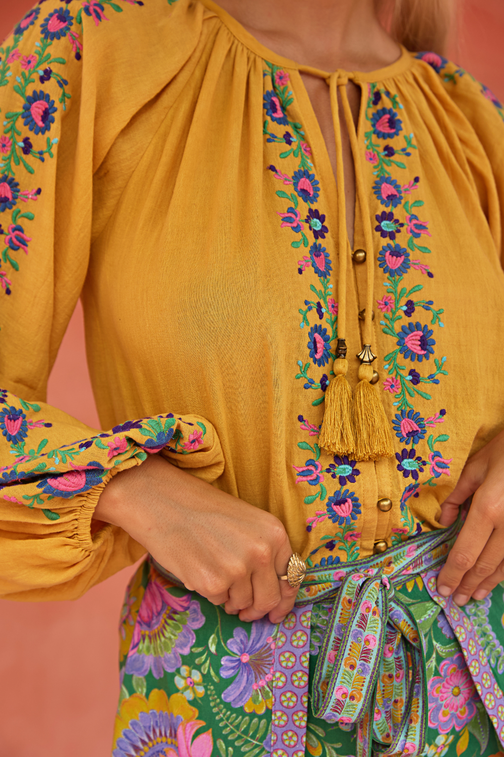 Ritual Blouse in Autumn Glow