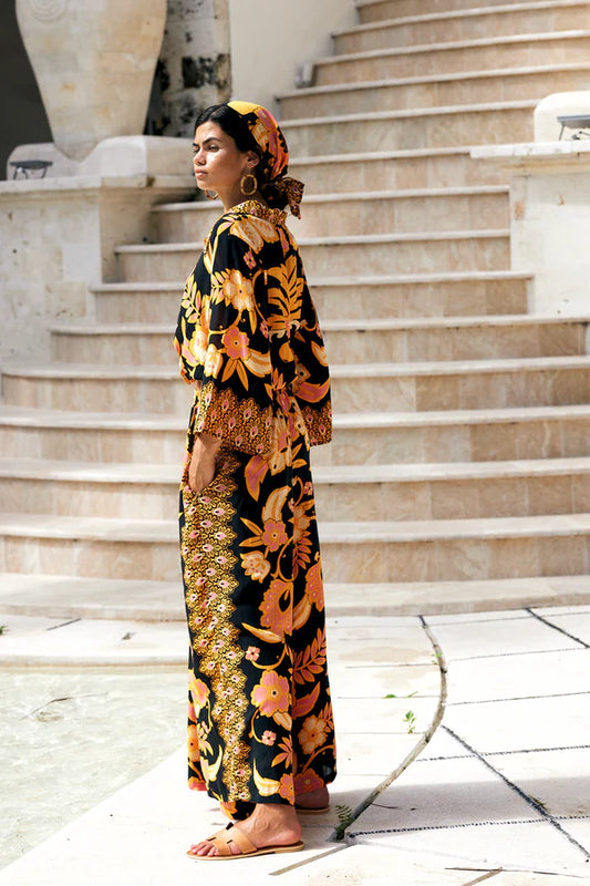 One Love Palazzo Pants in St Tropez Nights