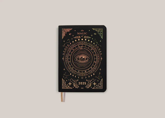 A6 Astrological Pocket Planner in Black