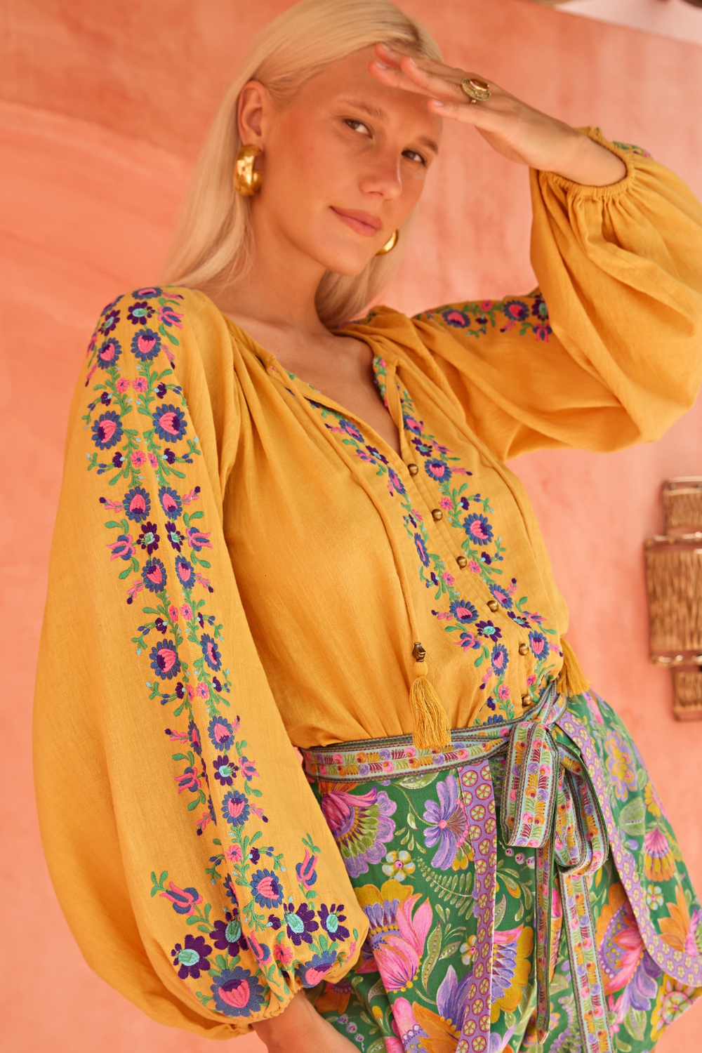 Ritual Blouse in Autumn Glow
