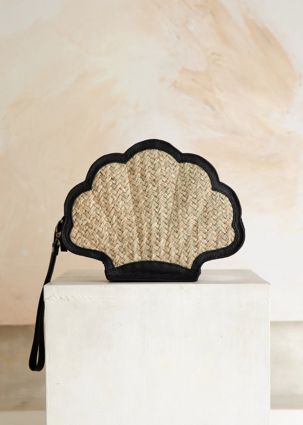 Odette Clutch - Textured Noir