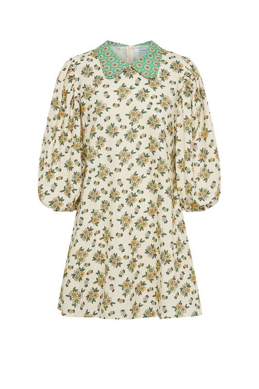 Mini Shift Dress in Misty Ditsy