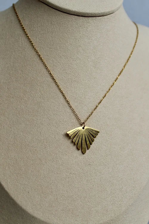 Aztec feather necklace