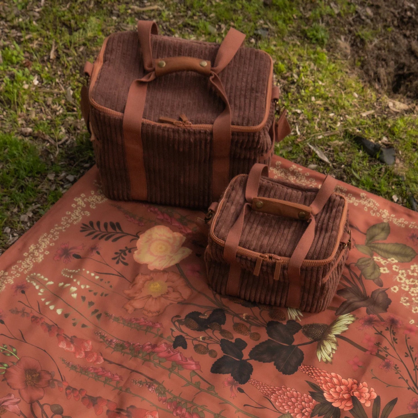 Mini Cord Cooler Bag - Chocolate