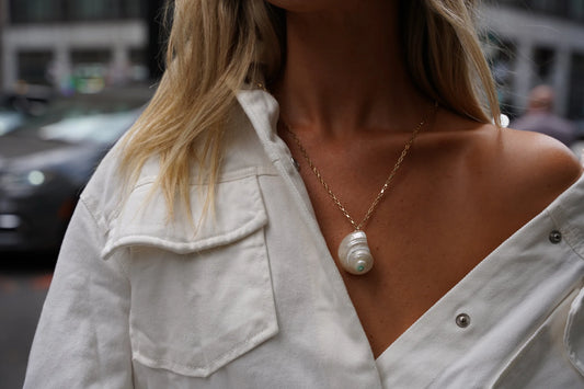 Shell chain necklace
