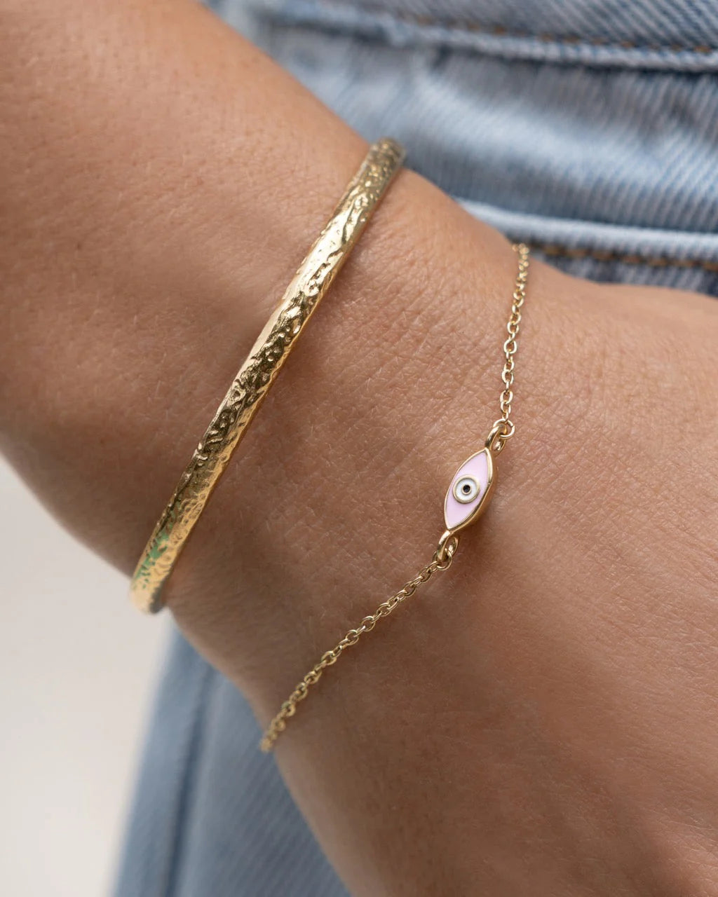 Stevie Gold Cuff Bracelet