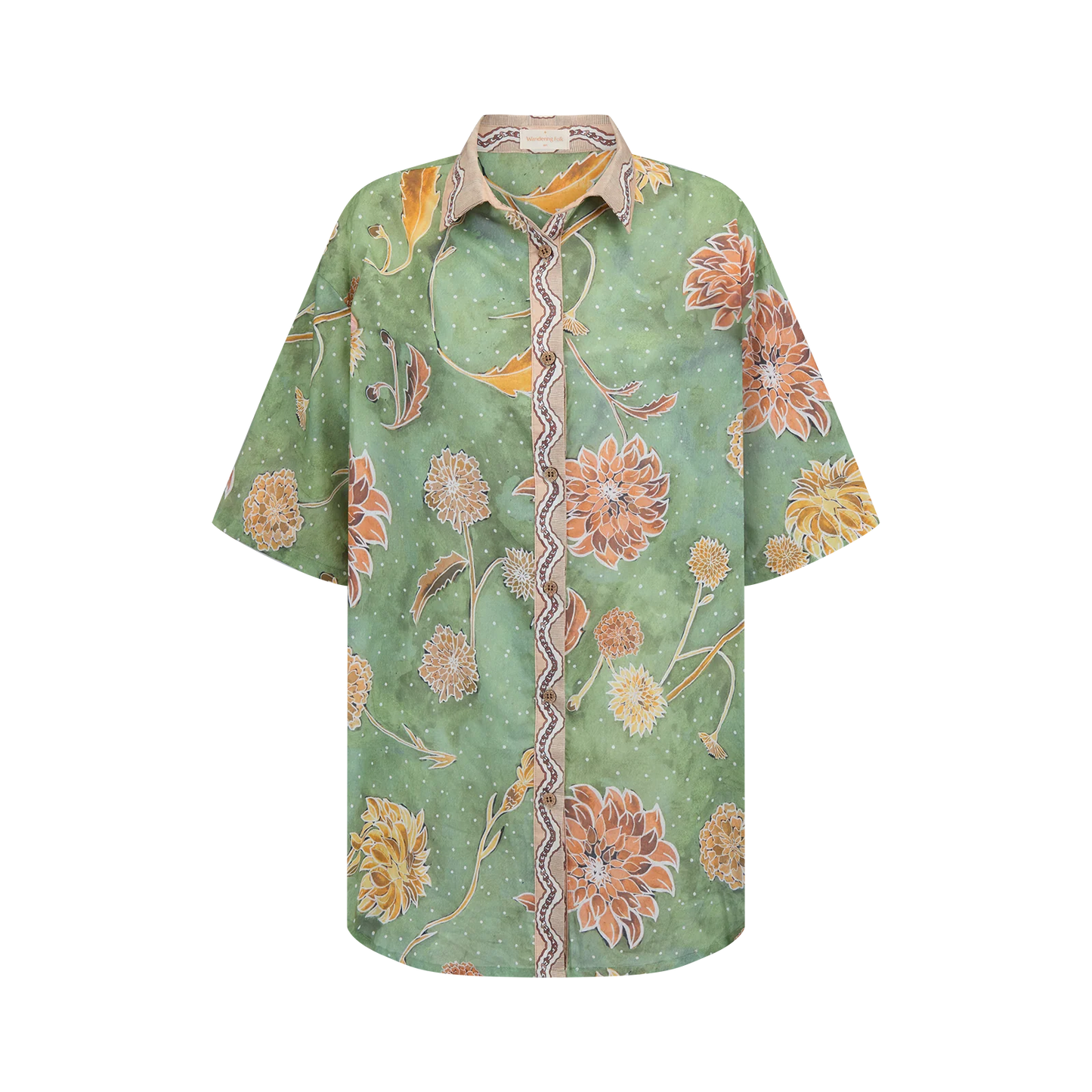 Dahlia Shirt - Moss