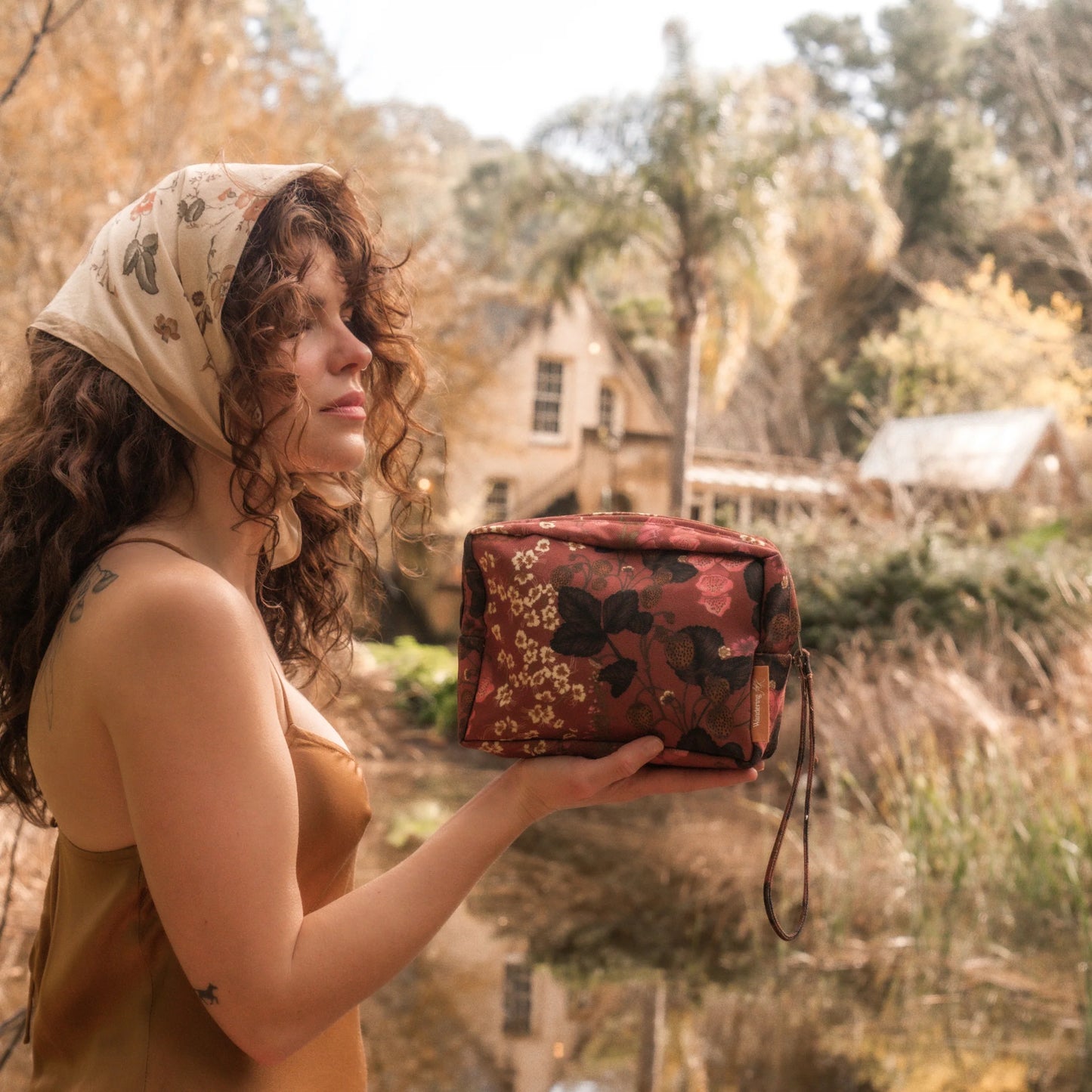 Flourish Zip Bag - Sienna- Small