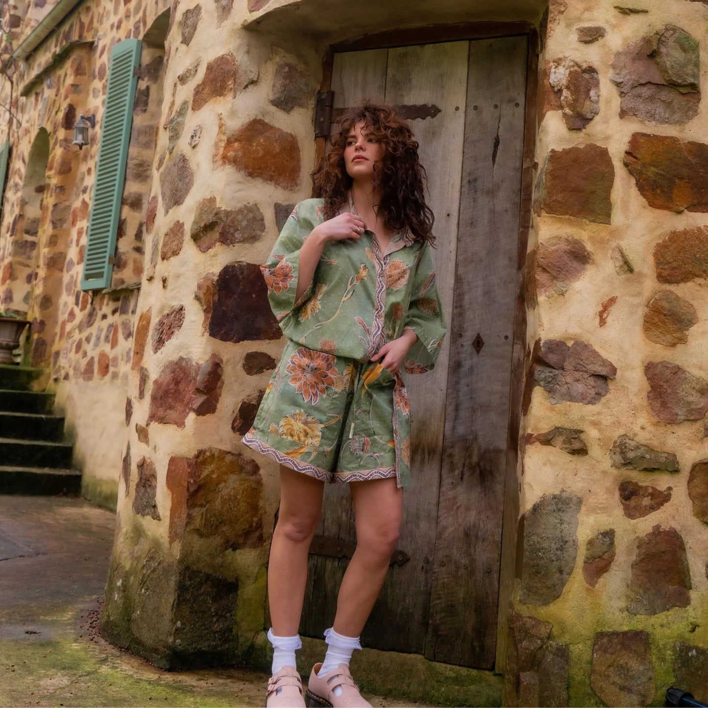 Dahlia Shorts - Moss