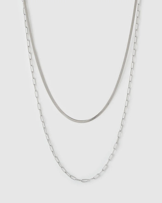 Louie Silver Necklace