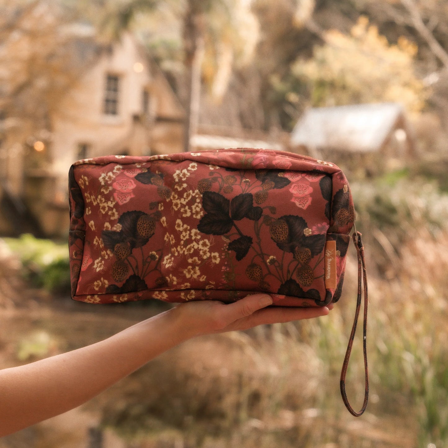 Flourish Zip Bag - Sienna- Large