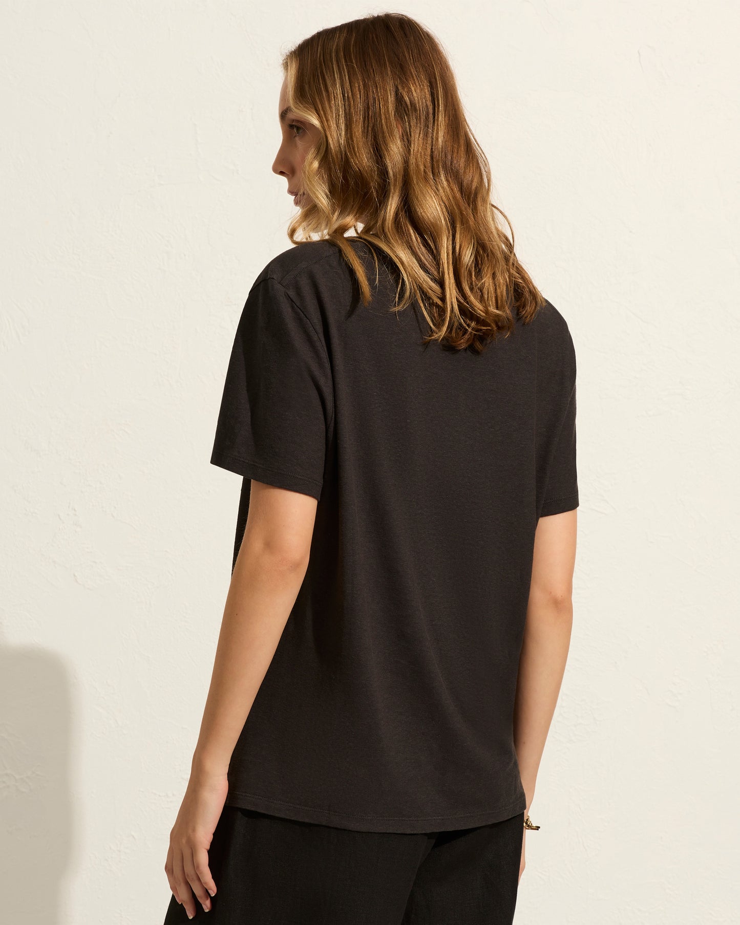 Classic Tee in Washed Black