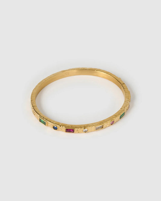 Melrose Gold Cuff Bracelet - Multi